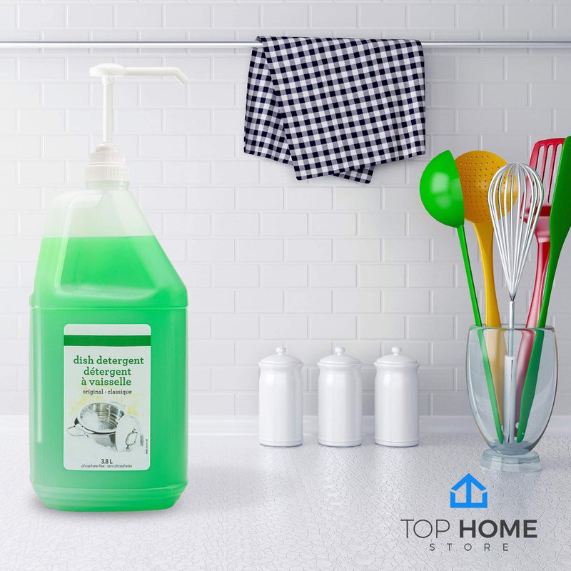 Top Home Store Heavy Duty Anti Drip Replacement Gallon Pump Dispensers, Suitable for Shampoo, Conditioner, Paint and Condiments, 2 Pieces, Includes 2 Five Inch Tube - Image 3